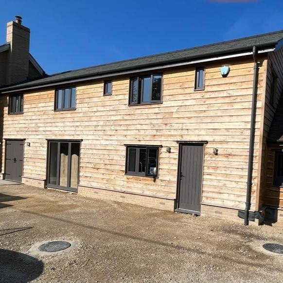 Feather Edge Oak Cladding